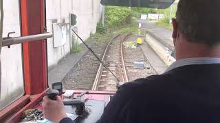 Fahrt mit der historischer Straßenbahn der Ruhrbahn VHAG EVAG zum Betriebshof Rosenthal [upl. by Helsa485]