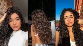 finalização para cabelo cacheado e ondulado✨ [upl. by Cristin]