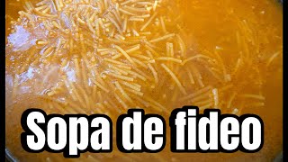 Sopa de fideo [upl. by Olinad]