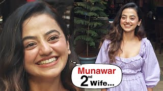 Helly Shah Reaction and Munawar Faruqui Second Marriage To Mehzabeen Coatwala [upl. by Sivart]