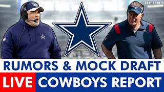 Cowboys Report LIVE Mike McCarthy Future Bill Belichick Rumors Cowboys Injury News amp Mock Draft [upl. by Vod]