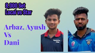 Star vs Local Ka Tagda Match 🔥🏏 8000 Set ​⁠shivramsiote [upl. by Aikcir]