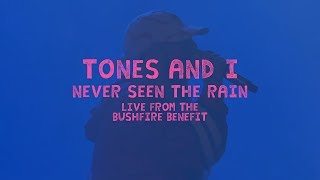 TONES AND I  NEVER SEEN THE RAIN LIVE FROM THE BUSHFIRE BENEFIT [upl. by Tabbie678]