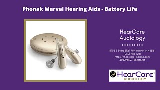 Phonak Marvel Hearing Aids  Battery Life [upl. by Doomham]