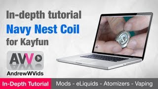 NAVY NEST COIL for KAYFUN  TUTORIAL [upl. by Neelhtakyram]