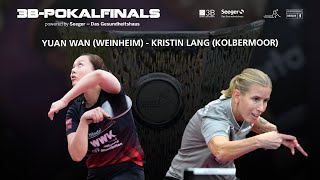 Yuan Wan  Kristin Lang I Qualifikation 3BPokalfinals 2024 in Berlin [upl. by Elitnahc]