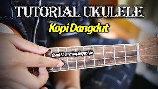 Tutorial Ukulele KOPI DANGDUT [upl. by Acirtap]