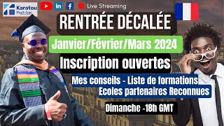 Inscription en France  Rentrée Décalée Janvier  Février  Mars [upl. by Juley]