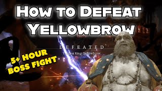 How to Defeat Yaoguai King Yellowbrow  Boss Fight Black Myth Wukong [upl. by Nnahaid979]