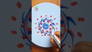 Illusion of Spin art 7drawing draw potterywheel art spinart creative abstractart imagination [upl. by Chavey]