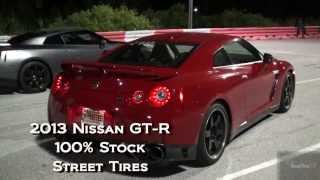 2013 Nissan GTR GTR 1087  125 vs Corvette ZR1 shifter issue  Drag Race Video  Road Test TV ® [upl. by Kale367]