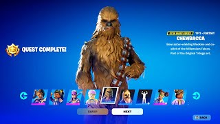 All NEW Leaked Skins amp Emotes in Fortnite Star Wars Update [upl. by Labina]