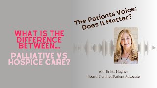 Palliative vs Hospice Care [upl. by Ennaul]