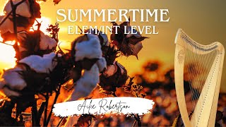 Summertime Gershwin  Jazzy ElemInt level lever harp solo Arr Ailie Robertson [upl. by Eerrehc721]