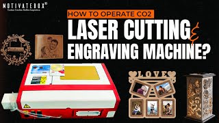 CO2 लेजर मशीन को कैसे चलायेHow to Operate CO2 Laser Cutting And Engraving Machineyoutube laser [upl. by Edson]