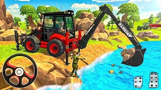 JCB 3DX BACKHOE LOADER BUS SIMULATOR INDONESIA DRIVING LIVE STREAM [upl. by Eerrehc]