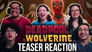 DEADPOOL amp WOLVERINE TEASER TRAILER REACTION  “Marvel Jesus Really” [upl. by Mauralia]