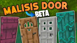 MALISIS DOOR PARA MINECRAFT BEDROCK  BETA 1 [upl. by Harpp]