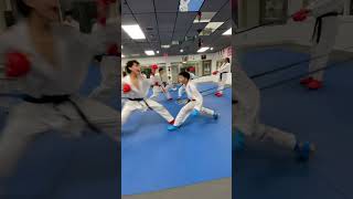 Resistance band training for kihon kumite wkfkumite usakarate usateam wkf [upl. by Hairam]