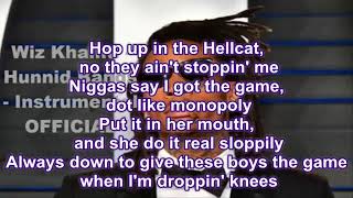 Wiz Khalifa  Hunnid Bands official video LYRICS Prod By Tay Keith [upl. by Clyte]