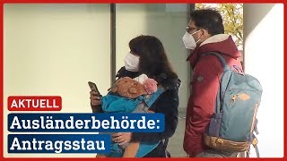 Frankfurter Ausländerbehörde 15000 unbeantwortete Anfragen  hessenschau [upl. by Adirf]