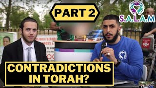 CONTRADICTIONS IN THE TORAH MUSLIM amp JEW DIALOGUE  SPEAKERS CORNER [upl. by Eelytsirk]