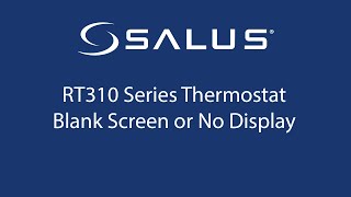 RT310 Series Thermostat  Blank Screen or No Display [upl. by Pantheas478]