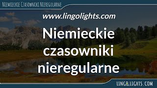 Niemieckie czasowniki nieregularne  nauka języka niemieckiego naukaniemieckiego deutschlernen [upl. by Linc]