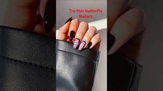 Butterfly 🦋 nailart shorts art ytshorts trend [upl. by Courcy]