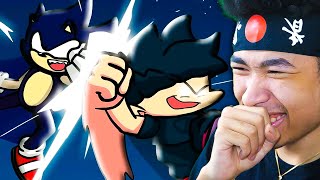 YOU NEED TO CHECK THIS OUT  Dark Sonic Vs BF Blitz Fight [upl. by Ingrid945]