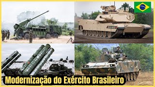 Novos Equipamentos Para o Exército Brasileiro Sistema Antiaéreo Artilharia Sobre Rodas VCI e MBT [upl. by Nomar520]