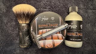 Wet Shaving bbsliveweek with Zingari Man Collaboration Barrel Proof and the Muhle R41 🐐 [upl. by Daeriam]