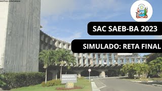 Processo Seletivo SAEBBA 2023 Simulado [upl. by Daven122]