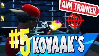 Top 5 Best KOVAAKS Aim Training Maps  Fortnite Kovaak Map CODES [upl. by Craggie]