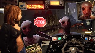 Youre A Bus Driver Who Picks Up Monsters amp The Dead  Night Bus ALL 5 ENDINGS [upl. by Davie]