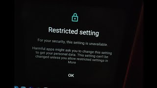 how to fix restricted settings for security reasons [upl. by Harelda]