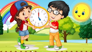 Clock Song for Kids  TickTock Clock Fun amp Dance Song for children  Nursery Rhymes [upl. by Lig]