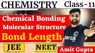 Bond Length Class 11  Bond Parameters Class 11  Bond Length  Important Topics  Amit Gupta  NEET [upl. by Odrude350]