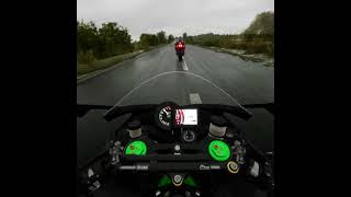 Kawasaki H2R Crash Scene in a Corner [upl. by Latsyrhk]