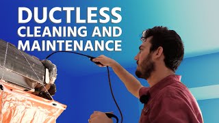 Ductless Cleaning and Maintenance Start to Finish [upl. by Inaffets132]