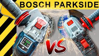 BOSCH GEGEN PARKSIDE WINKELSCHLEIFER DUELL  BEST OF WERKZEUGNEWS LIVE 06 [upl. by Moyers]