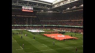 Wales 21 England 13 Principality Stadium Atmosphere 2019 Six Nations [upl. by Gensmer47]