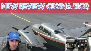 BLACK BIRD SIM Cessna Milviz 310R Take a closer look update msfs [upl. by Lagas]