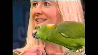 Barbara Heidenreich with Groucho the Singing Parrot on the Tonight Show [upl. by Valeda692]