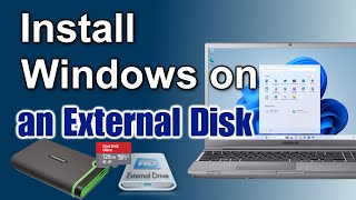 Windows to Go➡️How to install Windows on an External HDD SSD NVMe and Micro SD Card💫Step by Step [upl. by Calendra789]