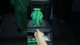 Curlicue Vase by Clockspring 3D Printed on Kingroon KLP1 3D Printer [upl. by Korwin]