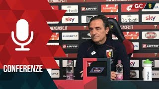 GenoaSassuolo  La conferenza pre match [upl. by Yaral39]