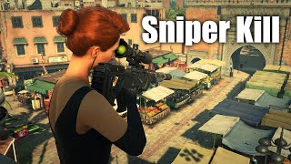 HITMAN Marrakesh Diana Sniper Kill Everyone Infinite Ammo [upl. by Schaper]