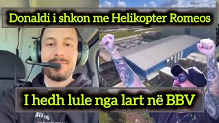 Donaldi i shkon me Helikopter Romeos i hedh lule nga lart A ju pëlqen [upl. by Ladnar]