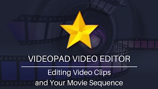 Editing Video Clips and Movie Sequences  VideoPad Video Editor Tutorial [upl. by Onairpic568]